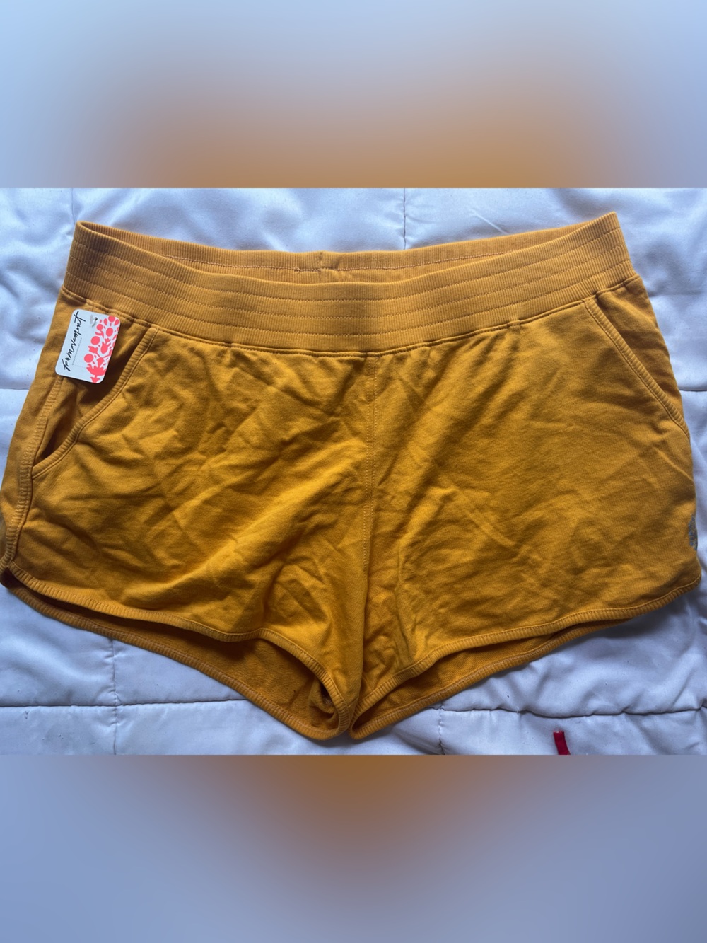Free People - GET SET SHORTS - Gold Coast Yellow - NWT - Women’s Large